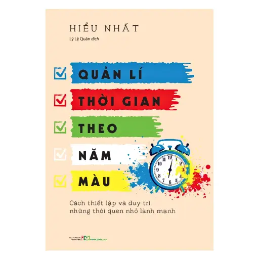 Sách: Quản Lí Thời Gian Theo Năm Màu